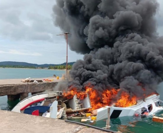 Lima Korban Dinyatakan Meninggal Pada Tragedi Kebakaran Speedboat di Maluku Utara