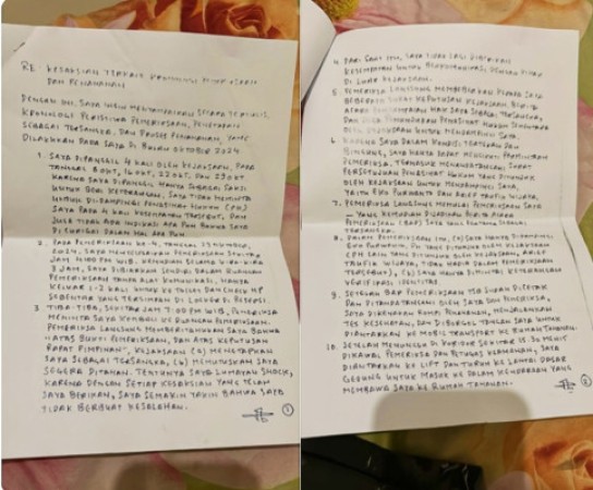 Tom Lembong Beberkan Kronologi Penetapan Dirinya Sebagai Tersangka Melalui Surat yang Ditulis Tangan